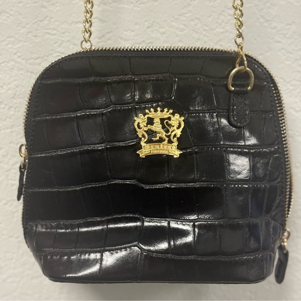 Pratesi Firenze Leather Bag/ Made in Italy